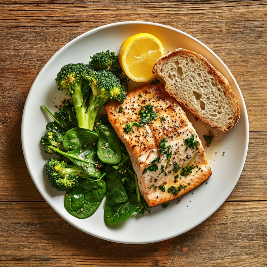 Приклад здорового збалансованого обіду для людей поважного віку