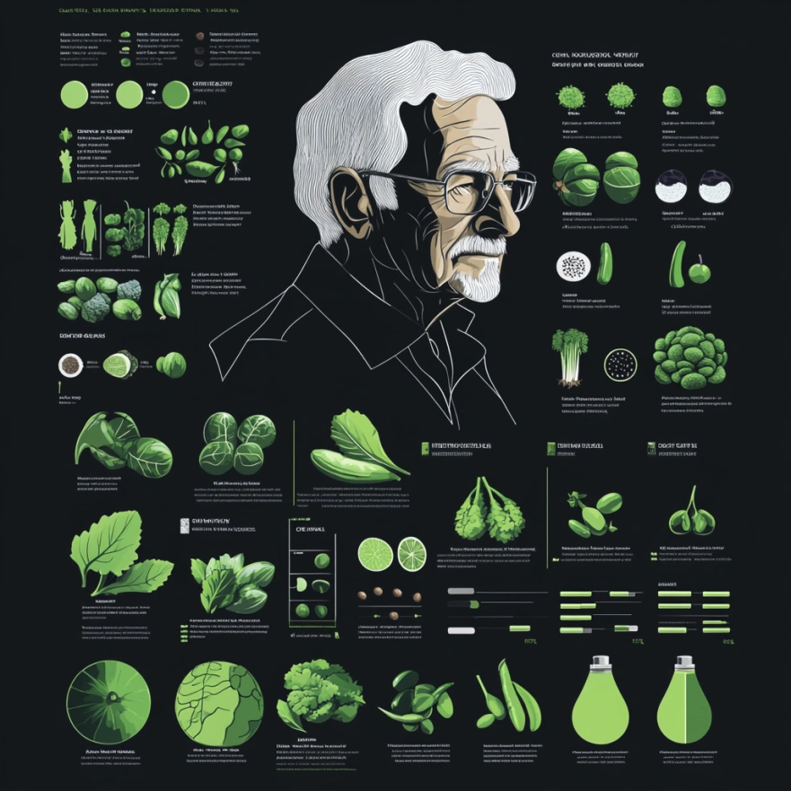 Інфографіка про факти та міфи про харчування у літньому віці